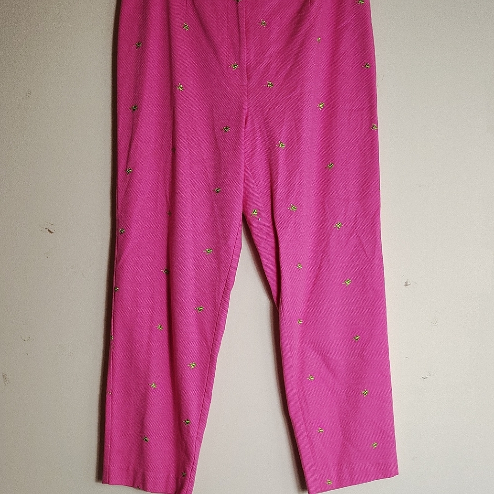 David Brooks Pink Casual Bottoms Relaxed Fit